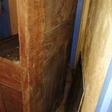 French Oratory prayer storage cabinet in walnut