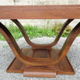 Art deco table with rosewood extensions