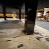 1970 black and gold lacquered coffee table