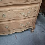 Louis XV style chest of drawers in cherry wood