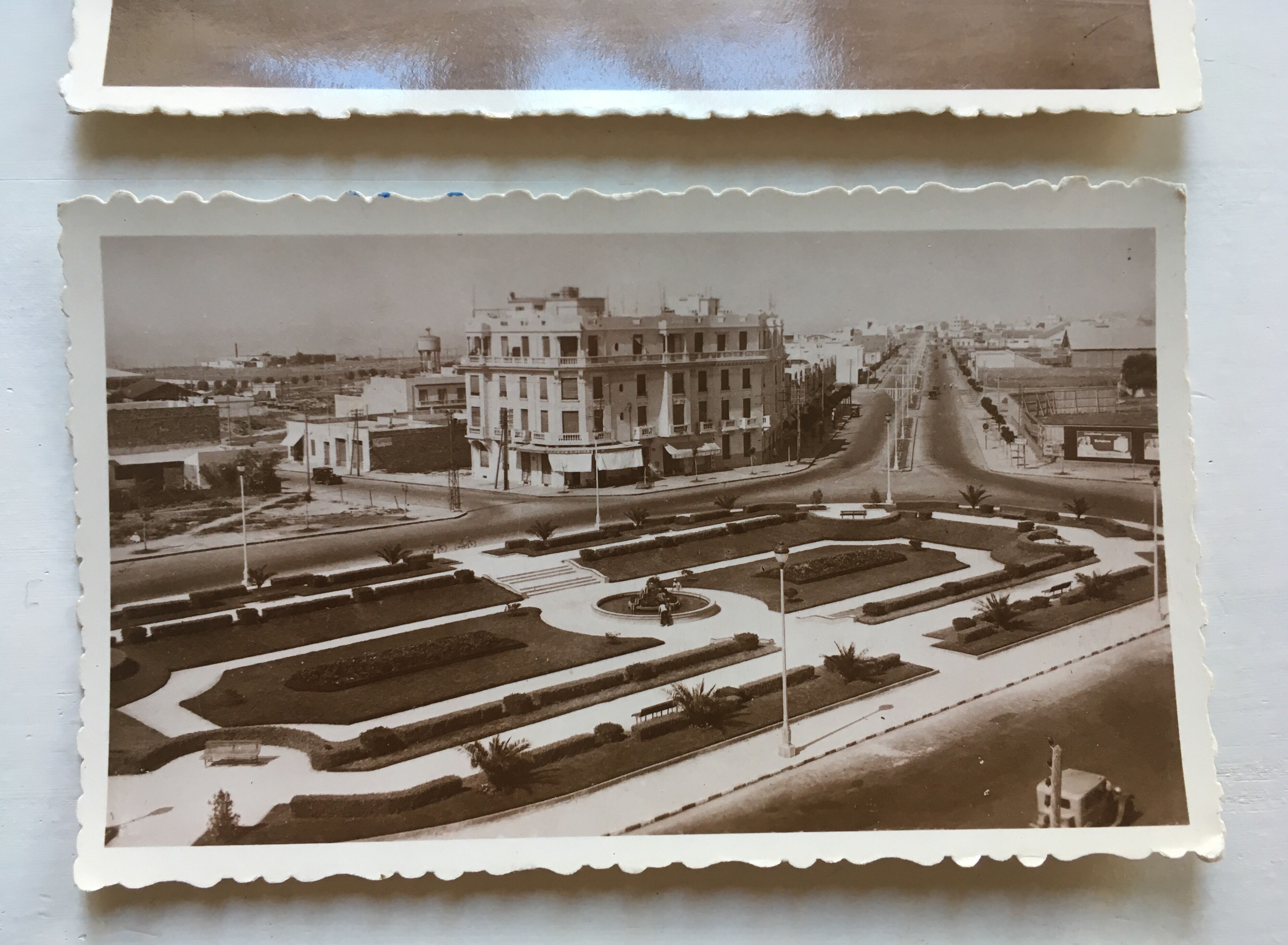 Set of 4 silver photos Casablanca 30s