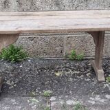 Old farm bench, natural color, vintage
