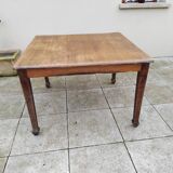 Old large square farmhouse style table