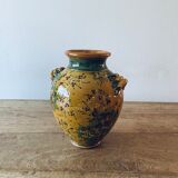 Terracotta jar shaped vase
