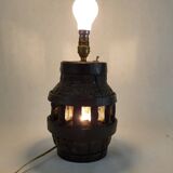 Wooden lamp base