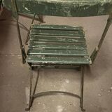 Old set of 4 garden chairs