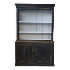 Buffet deux corps patine - blanc