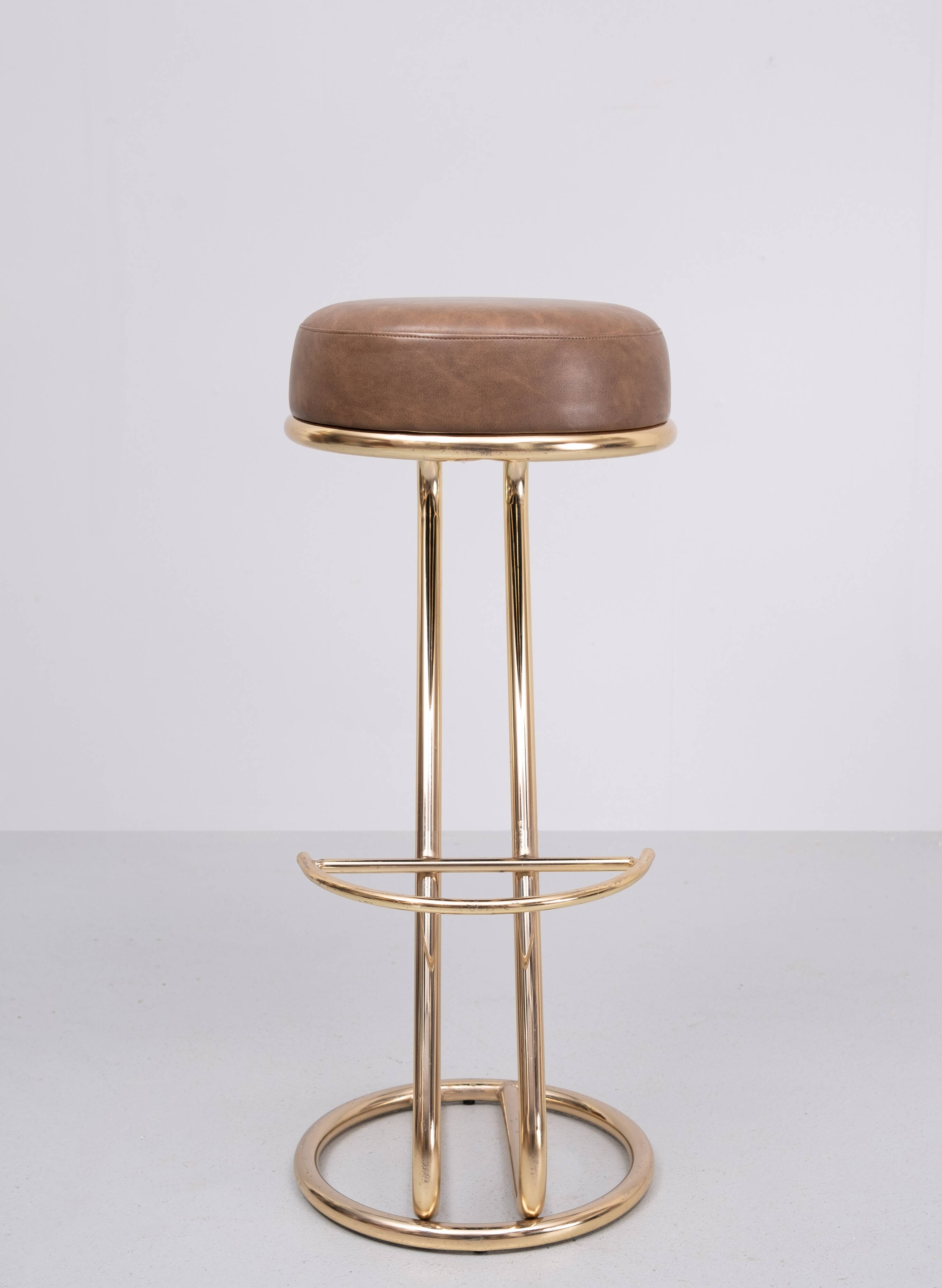 After Louis Sognot design bar stool 1980s France