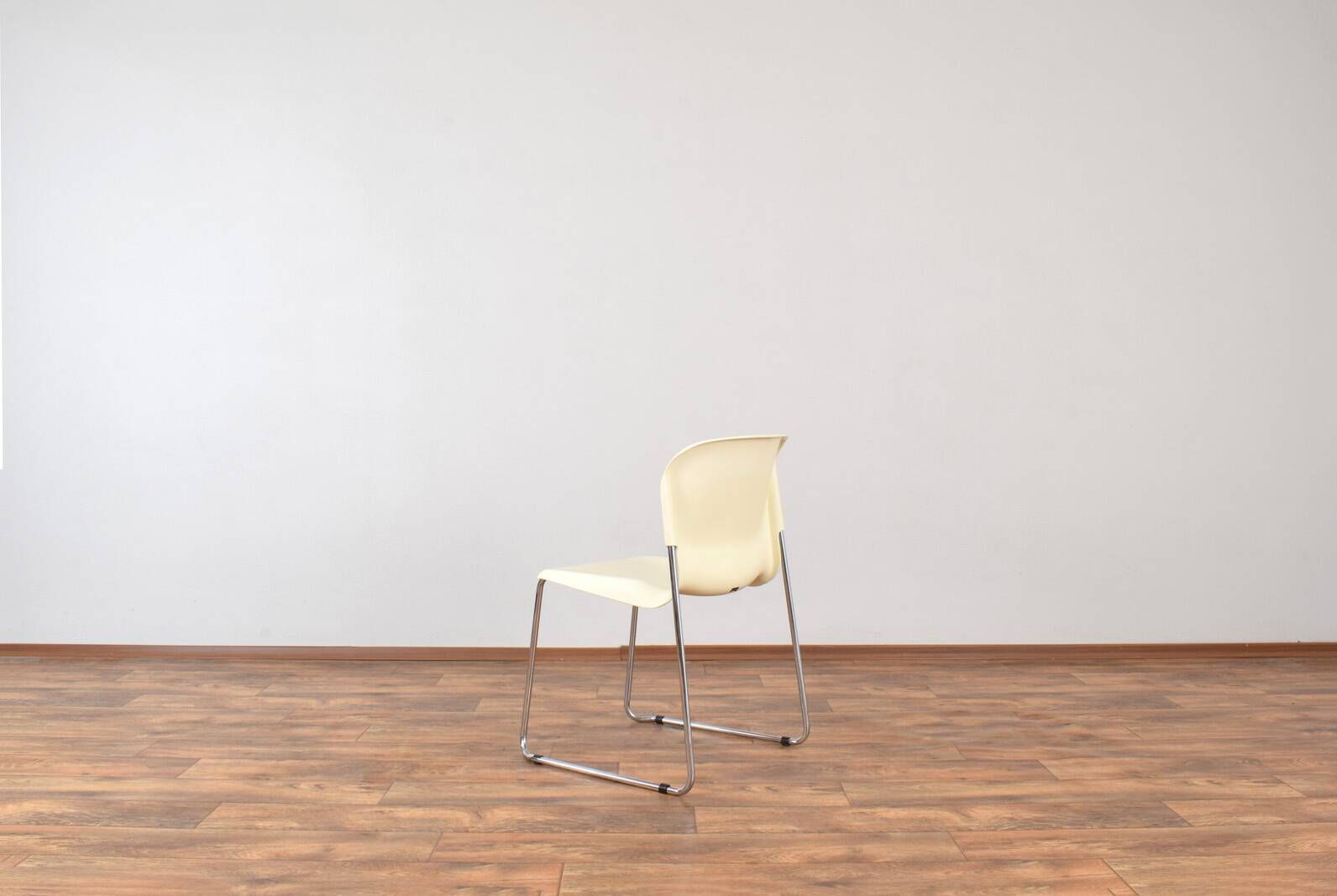 SM400K White Swing Chair by Gerd Lange for Drabert, Set of 4, 1980s