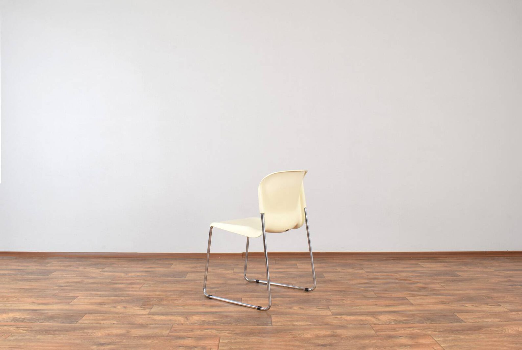 SM400K White Swing Chair by Gerd Lange for Drabert, Set of 4, 1980s