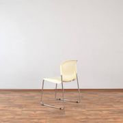 SM400K White Swing Chair by Gerd Lange for Drabert, Set of 4, 1980s