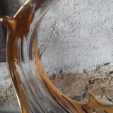 Large Fruit Bowl Vintage Centerpiece Bayel Crystal