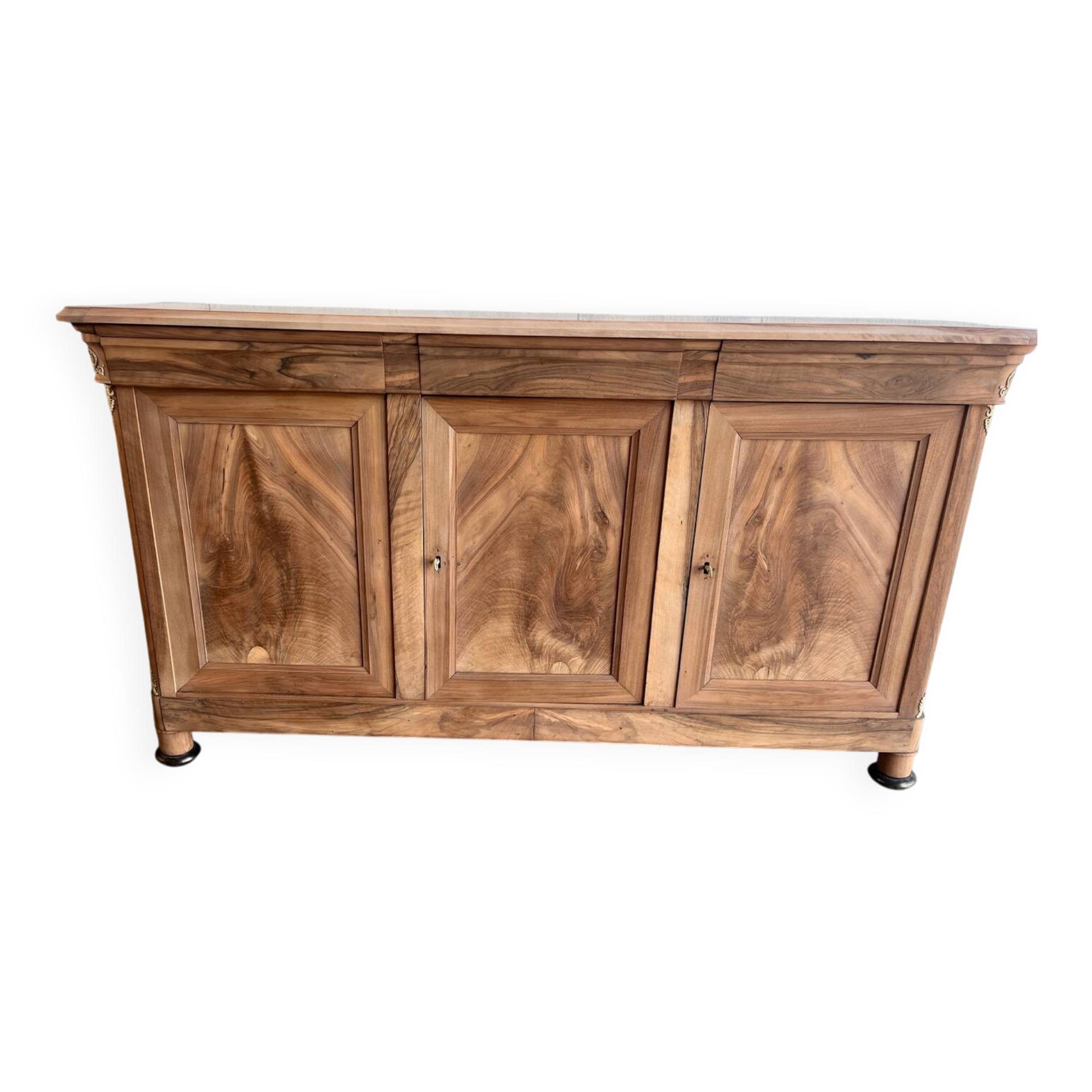 Buffet bahut enfilade en noyer brut