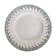 Round serving dish on Terre de Fer earthenware pedestal, Hamage Moulin des Loups