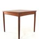 Compact Poul Hundevad for Hundevad & Co extendable dining table in teak