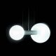 Large contemporary pendant light "Oxygen" by Delta Light