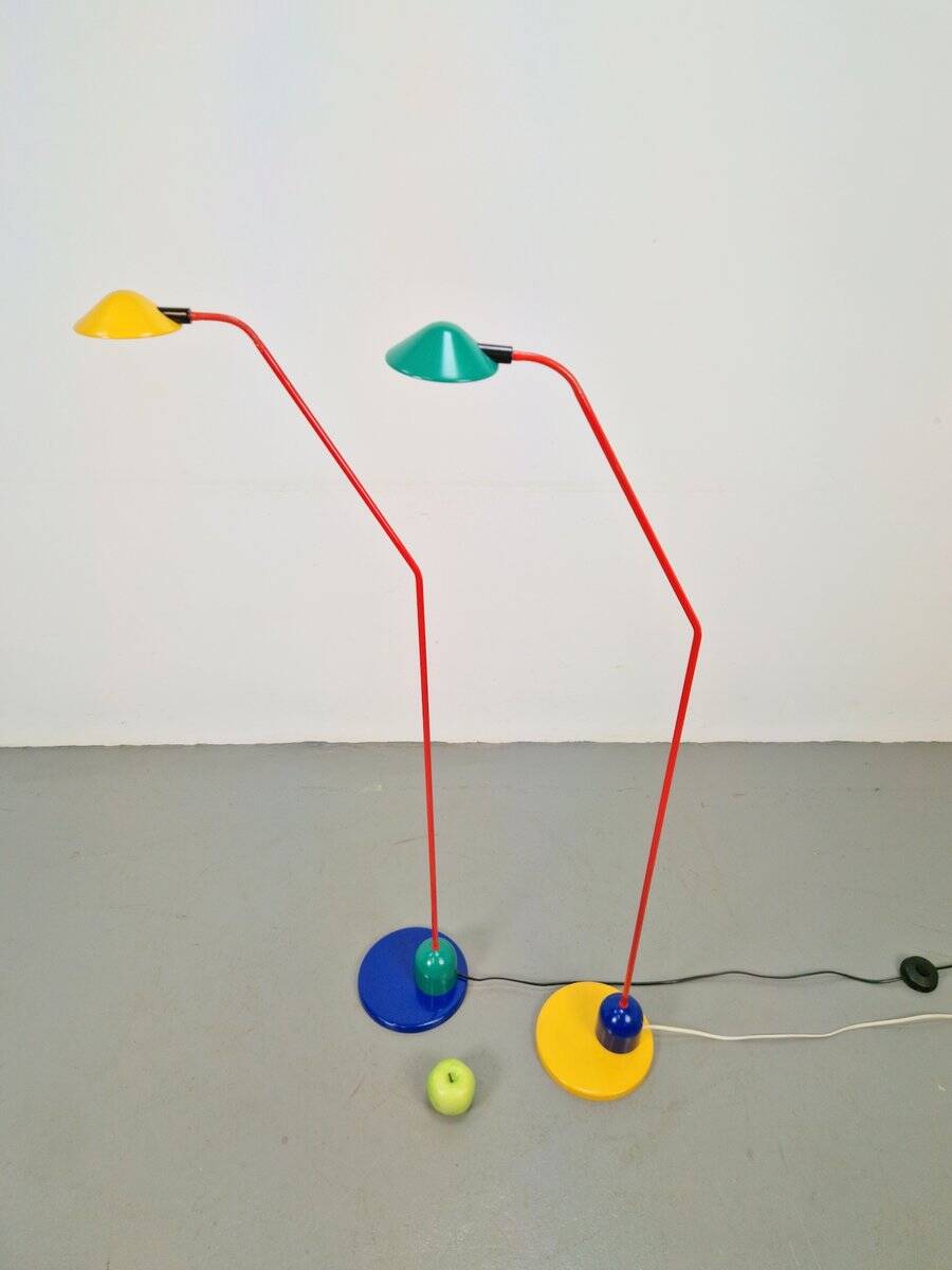 Lampadaires de Happylight, années 1980, ensemble de 2