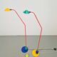 Lampadaires de Happylight, années 1980, ensemble de 2
