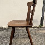 Set of 14 brutalist Scandinavian chairs