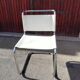 Chaise modèle B33 de Marcel Breuer cuir blanc