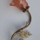 Art deco bronze wall lamp