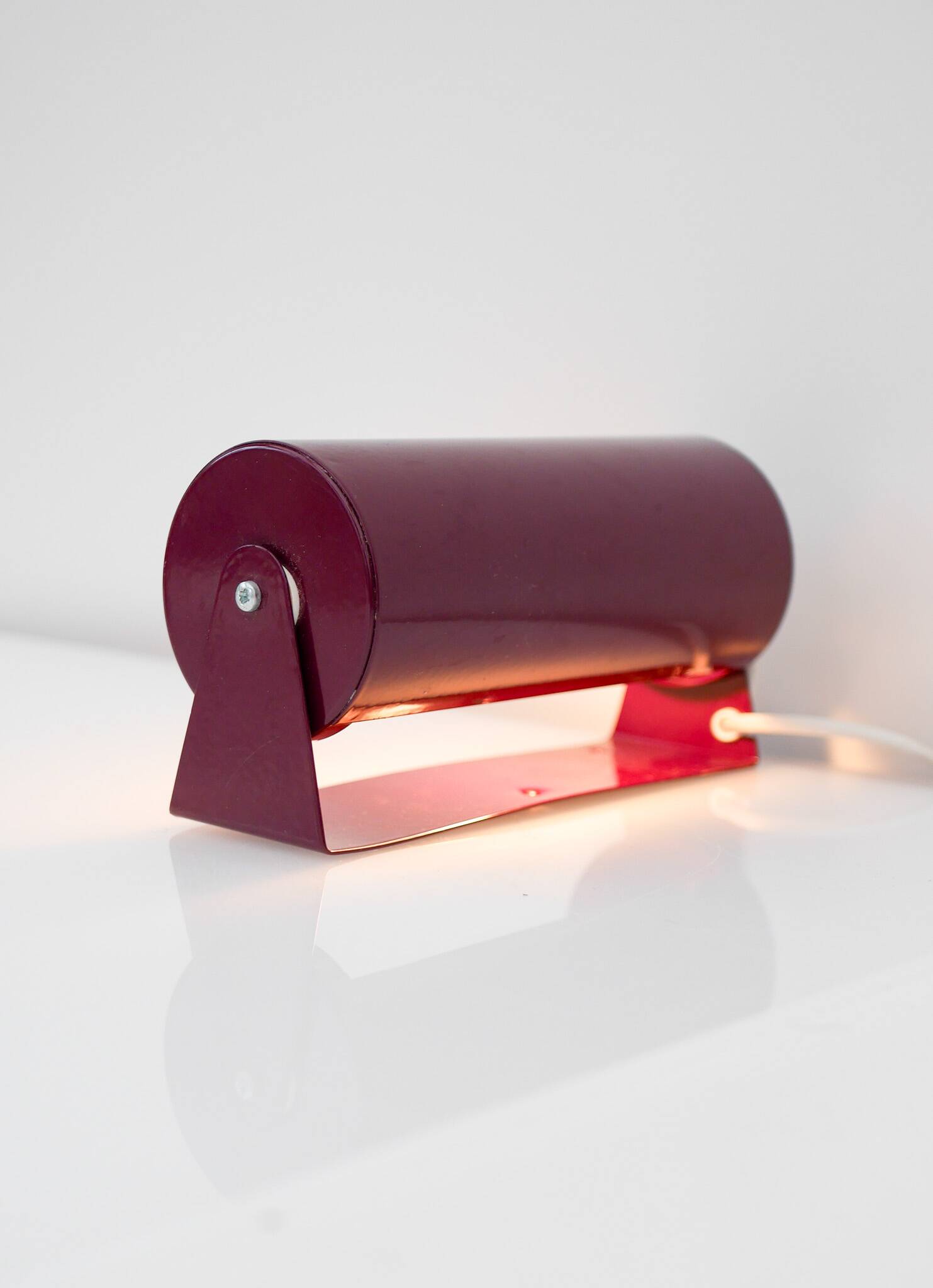 Vintage Burgundy Lod Wall Sconce from Ikea