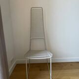 Chaise haute en métal de décoration