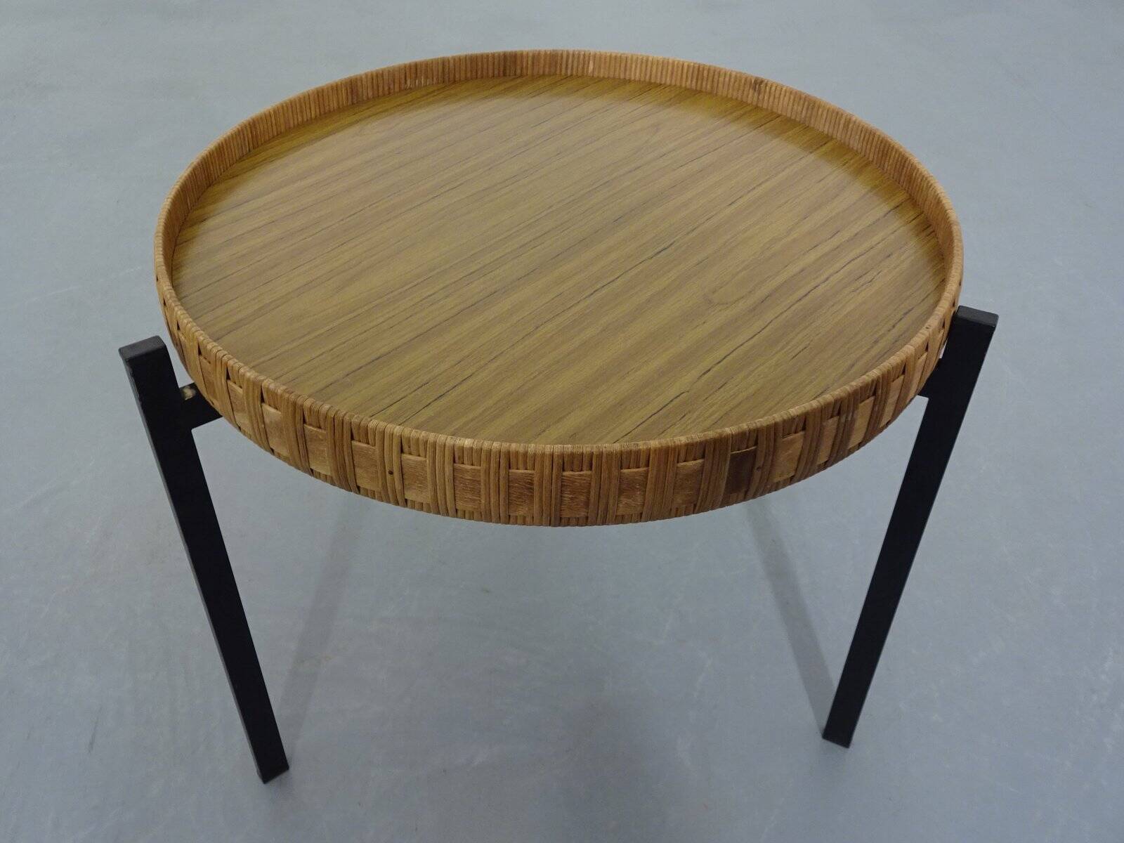 Steel side table with tray top, 1950s