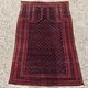 Vintage Persian Baluch prayer rug in wool from the 1950s.