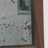 Solid wood mirror and patinated ice early twentieth century