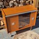 Buffet ou bar vintage pieds compas et roulettes