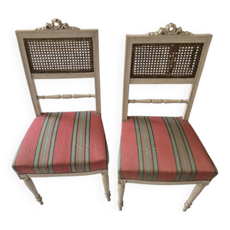 2 Louis XVI chairs