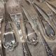 6 forks, 6 fish knives, silver-plated metal, silversmith Ercuis LXV 29