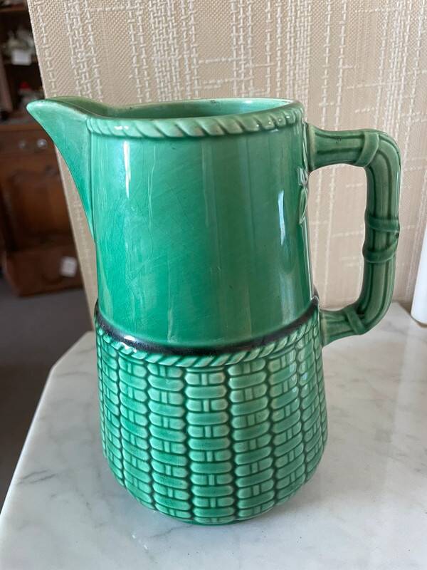 Sarreguemines green carafe number 3