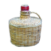 Wicker bottle