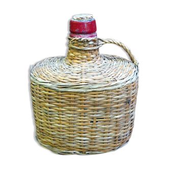 Wicker bottle