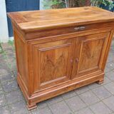 19th-century Louis Philippe walnut buffet.