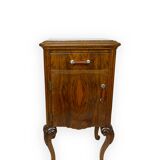 Tables de chevet italiennes en noyer, années 1930/1940