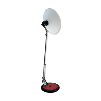 Vintage Lamp Aluminor red