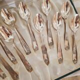 Silver metal spoons