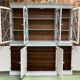 Bibliothèque anglaise 8 portes en acajou