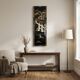 Chinese wooden paintings inlaid with stones