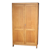 Armoire parisienne d'administration années 50. Chêne blond.