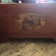 Asian carved mallet, made of camphor wood, from Hong Kong 100 X 52 X 60 cm
