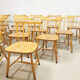 Vintage dutch design spindle back dining chairs pastoe