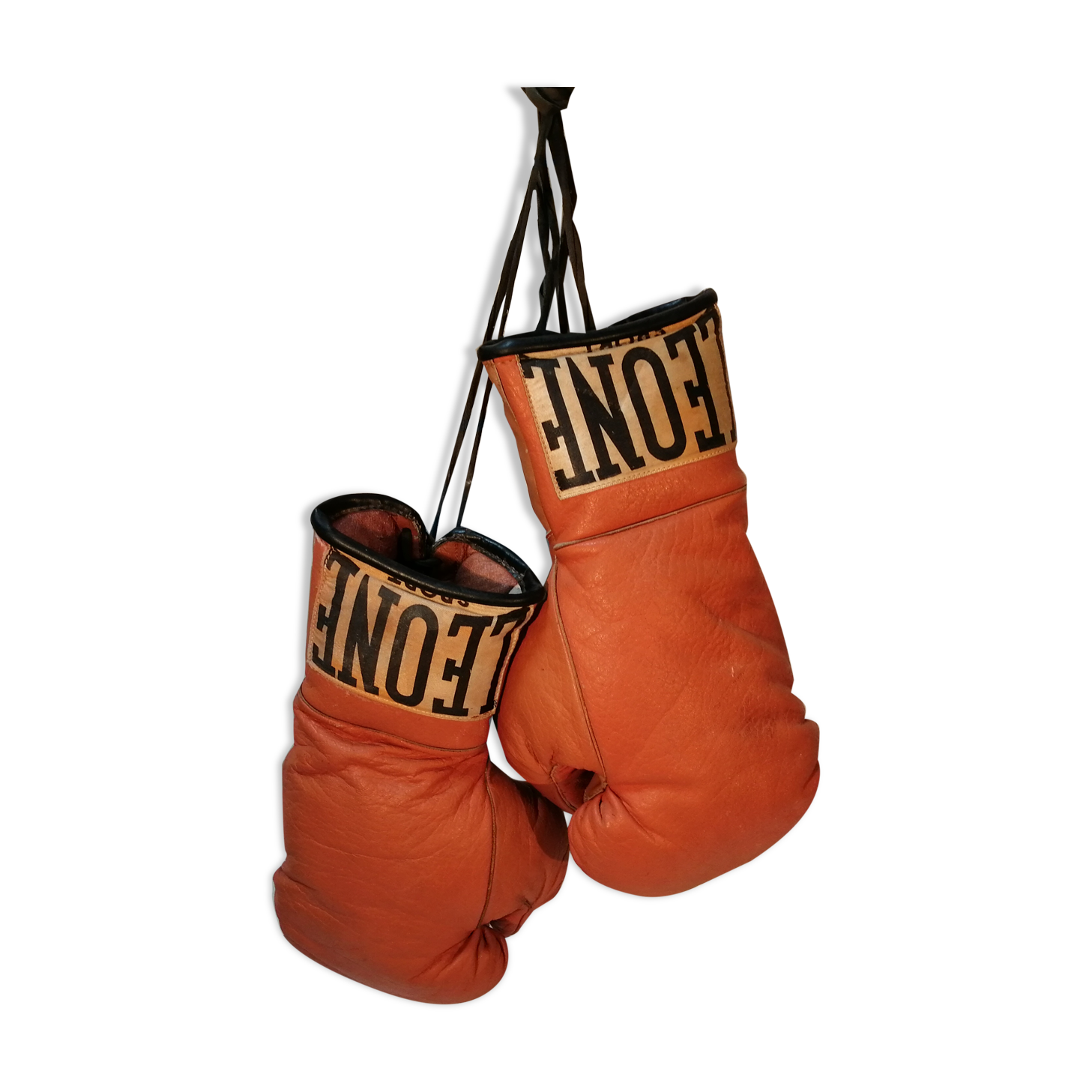 Vintage Leone Anniversary Leather Boxing Gloves 1947