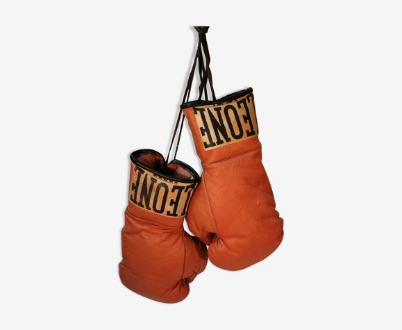 Gants De Boxe Cuir Anniversaire Leone 1947 Vintage Selency Gants De Boxe Cuir Anniversaire Leone 1947 Vintage Selency