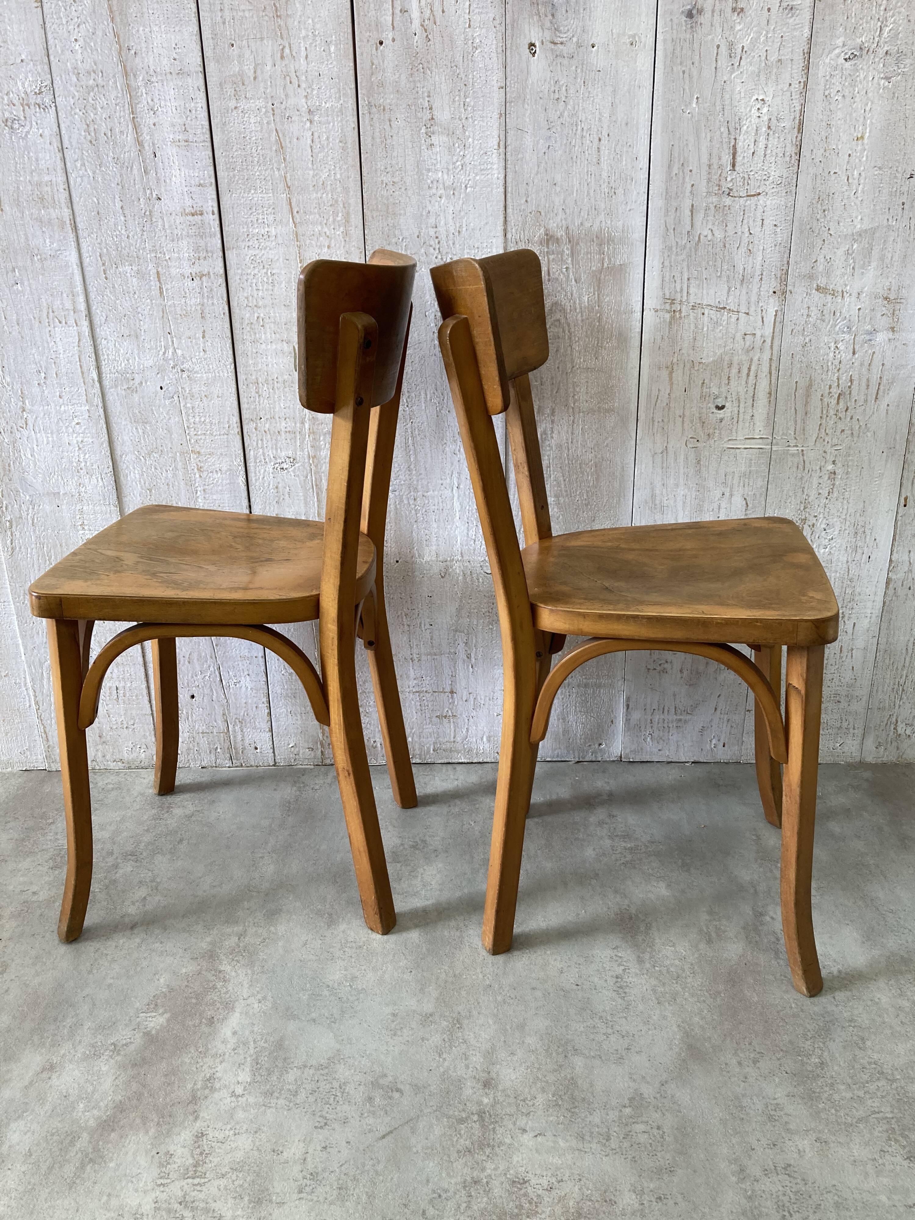 Série de 5 chaises Baumann