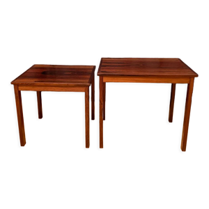 Une paire de tables d’appoint - 1960 palissandre