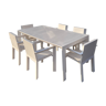 Grande table et 6 chaises de jardin vondom